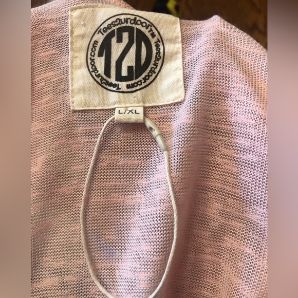 Pink Ombré Open Cardigan from Tees2urdoor.com size L/XL - Picture 4 of 8